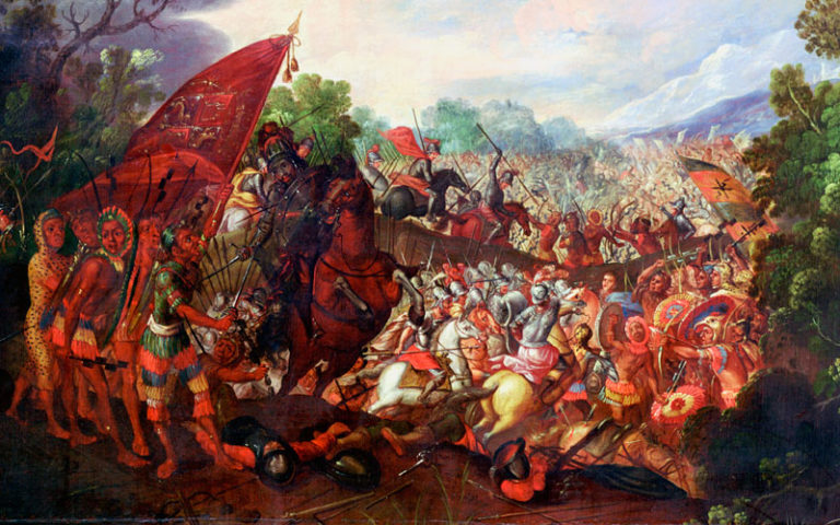 هرناندو کورتِس (۱۵۴۷-۱۴۸۵) کنکیستادور اسپانیایی، که در سال ۱۵۱۹ با اعزام یک گروه اکتشافی در مکزیک پیاده شد.